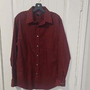 Croft & Barrow Men's Burgundy Dress Shirt